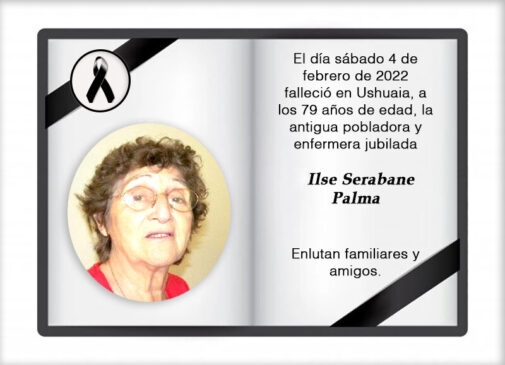 Fallecimiento Ilse Serabane Palma