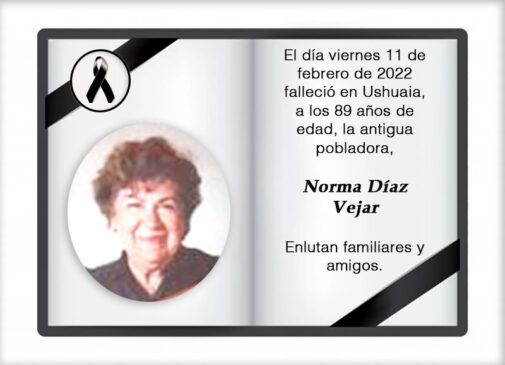 Fallecimiento | Norma Díaz Vejar