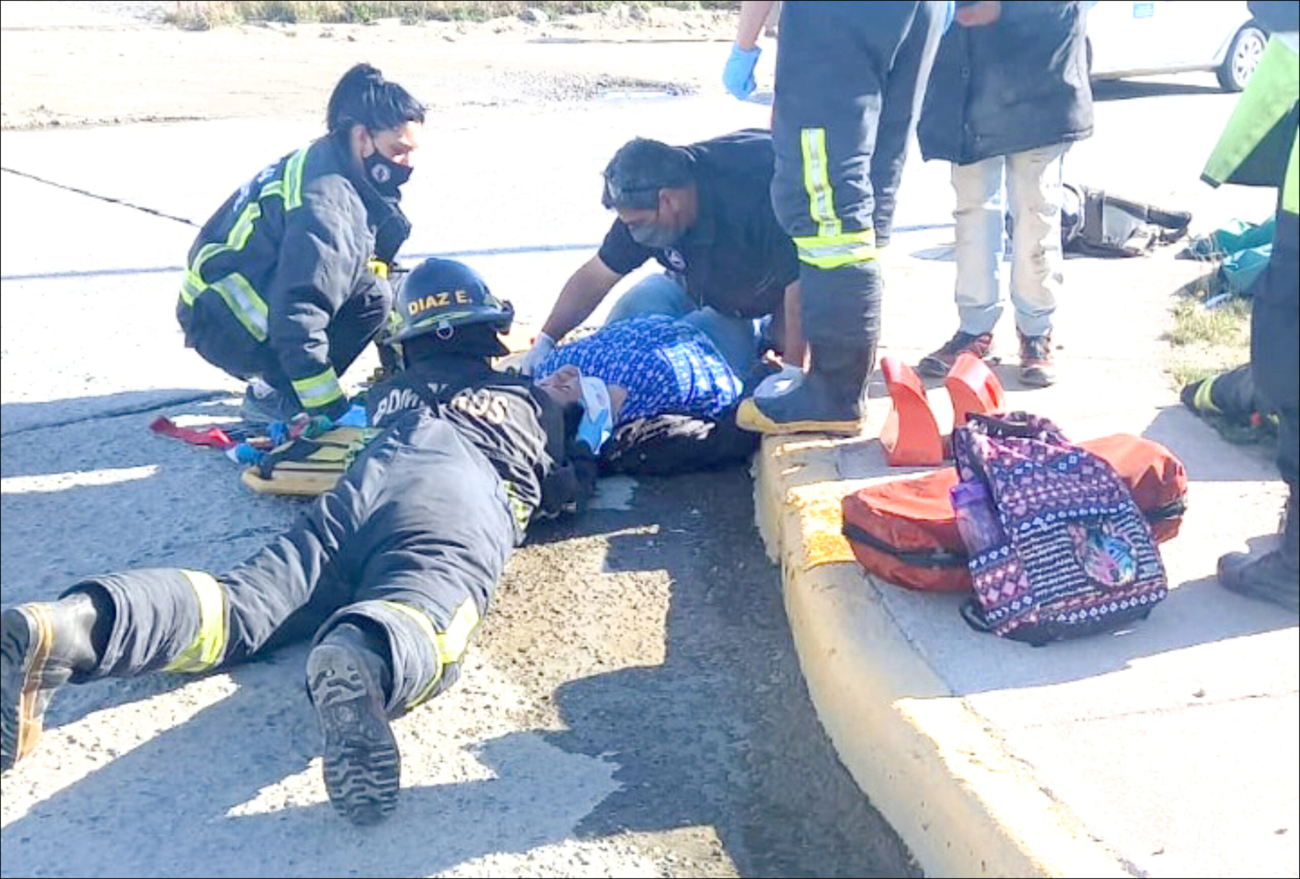 Viajaba Como Acompa Ante En Una Moto Y Termin Con La Cabeza Rota