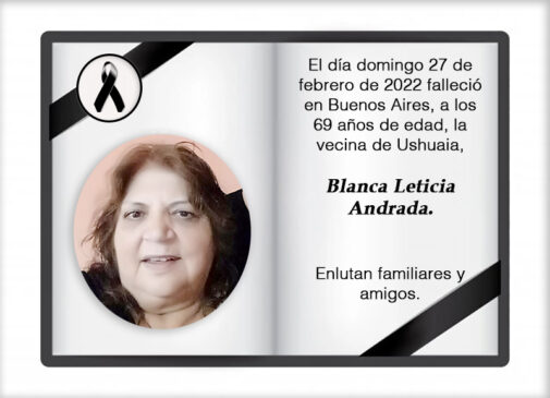 Fallecimiento | Blanca Leticia Andrada