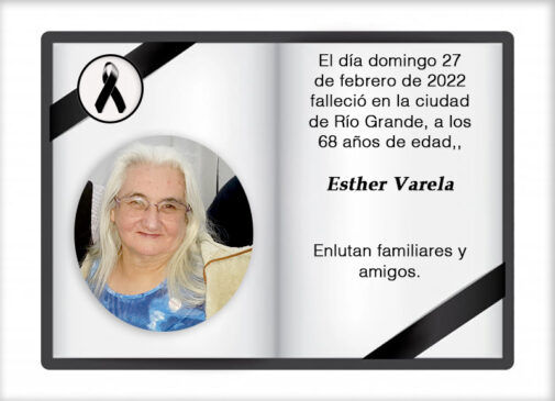 Fallecimiento | Esther Varela