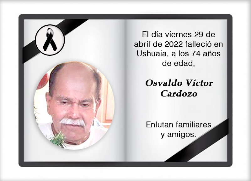 Fallecimiento | Osvaldo Víctor Cardozo