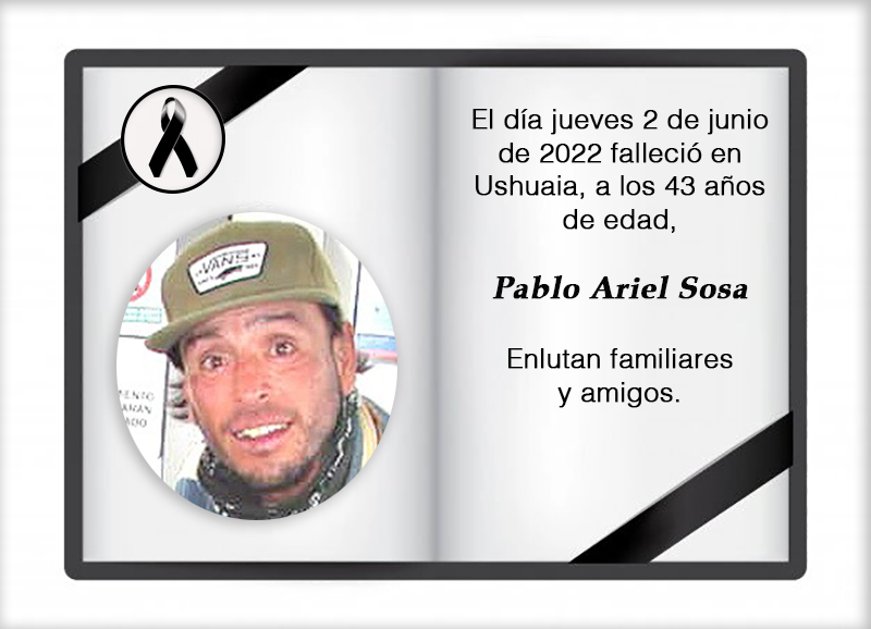 Fallecimiento | Pablo Ariel Sosa