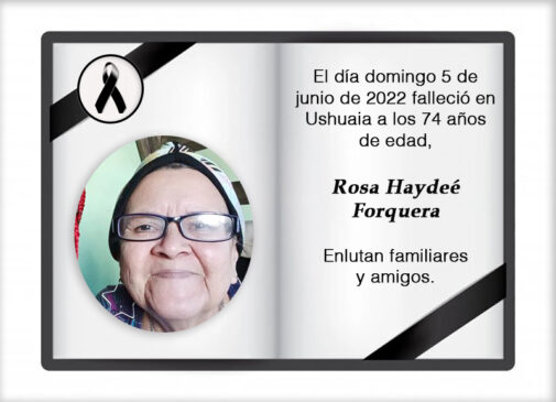 Fallecimiento | Rosa Haydeé Forquera