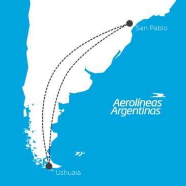 Ushuaia se prepara para recibir el primer vuelo directo desde San Pablo