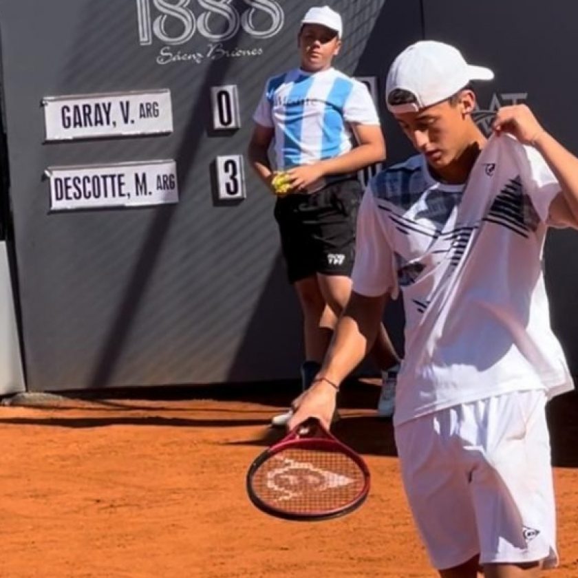 Valentín Garay sueña con Roland Garros