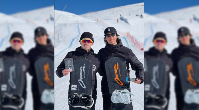 Rodríguez y Pardo, embajadores fueguinos del snowboard