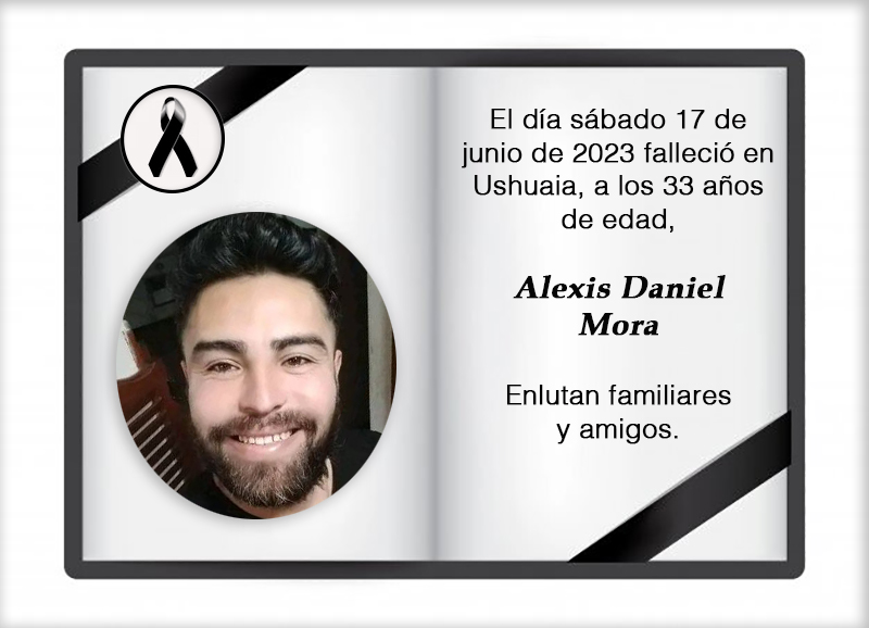 Fallecimiento | Alexis Daniel Mora