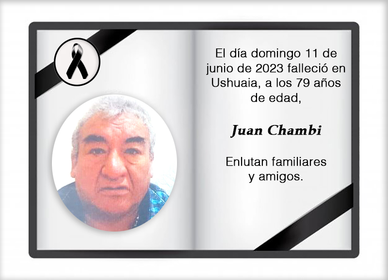 Fallecimiento | Juan Chambi