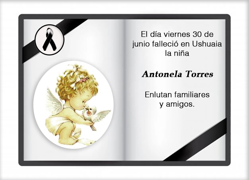 Fallecimiento | Antonela Torres