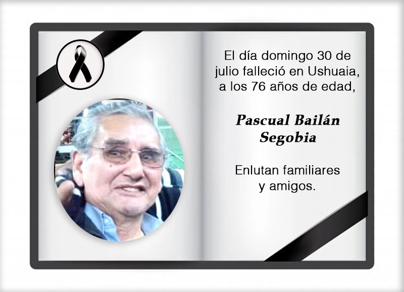 Fallecimiento | Pascual Bailán Segobia