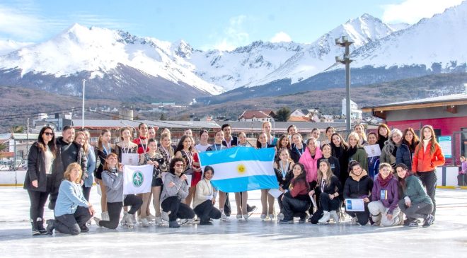 El patinaje argentino brilló en el Fin del Mundo