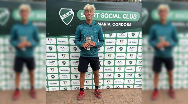 “Valu” Garay, campeón del J60 de Villa María