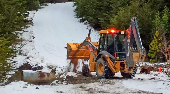 ¡Operativo Invernal en Marcha! Trabajos Intensos para Asegurar Rutas Transitables