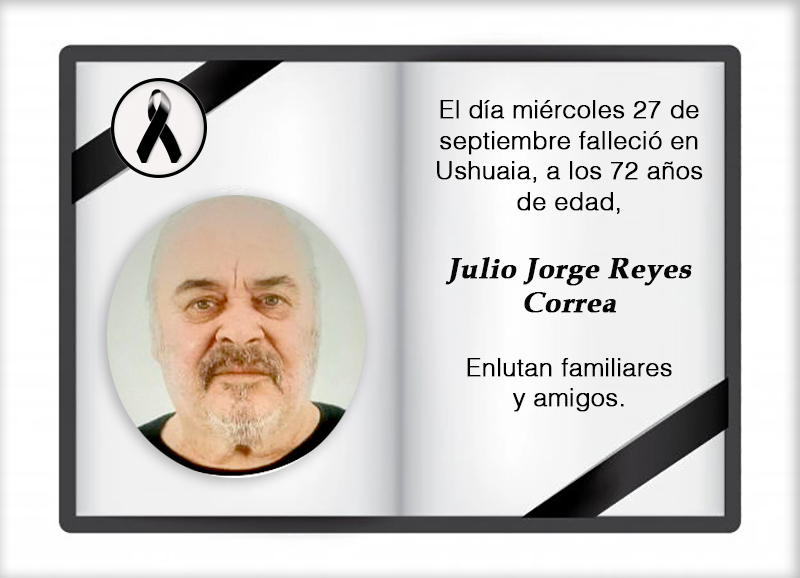 Fallecimiento | Julio Jorge Reyes Correa