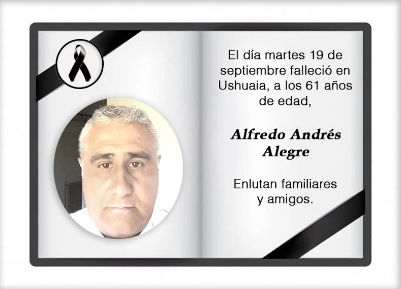 Fallecimiento | Alfredo Andrés Alegre