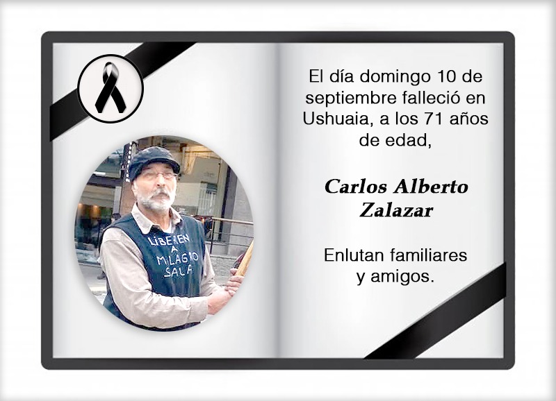 Fallecimiento | Carlos Alberto Zalazar