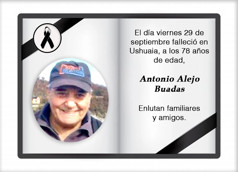 Fallecimiento | Antonio Alejo Buadas