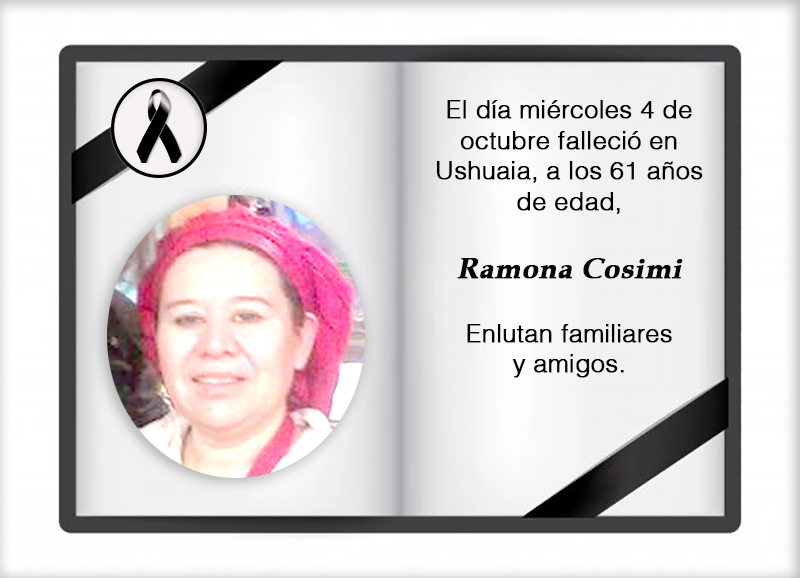 Fallecimiento | Ramona Cosimi