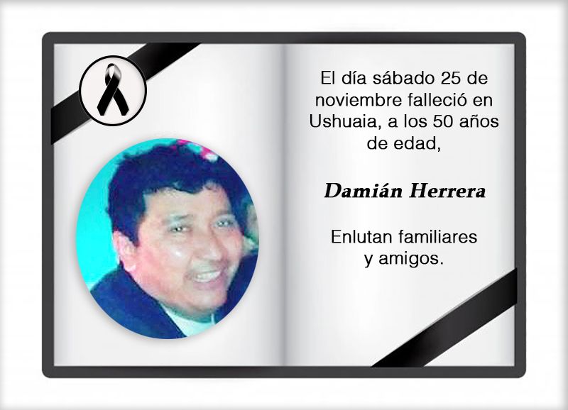 Fallecimiento | Damián Herrera