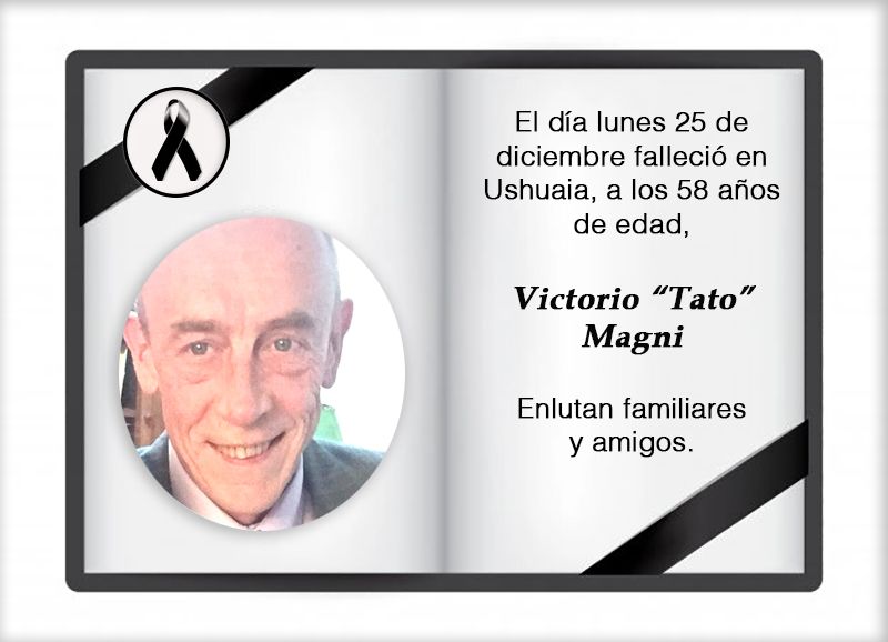 Fallecimiento | Victorio Tato Magni