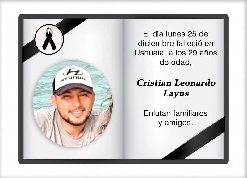 Fallecimiento | Cristian Leonardo Layus