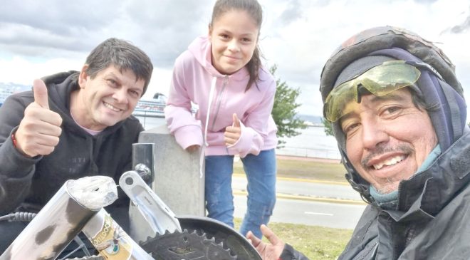 Mexicano con discapacidad unió su país con Tierra del Fuego