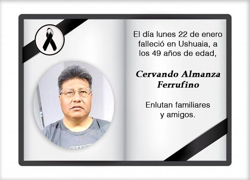 Fallecimiento | Cervando Almanza Ferrufino