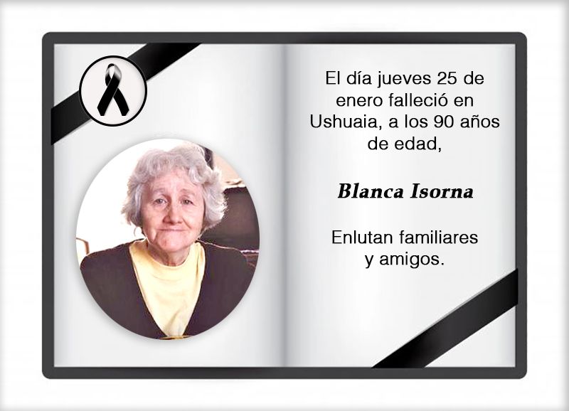 Fallecimiento | Blanca Isorna