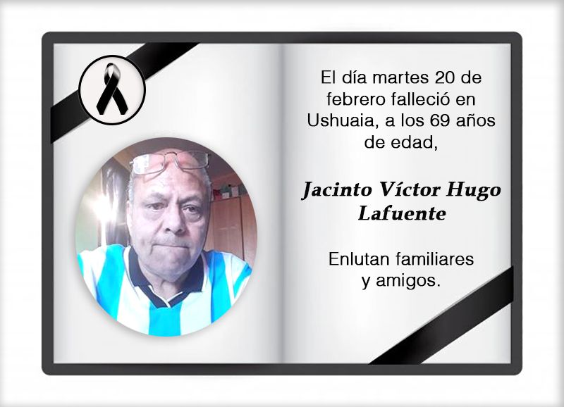Fallecimiento | Jacinto Víctor Hugo Lafuente
