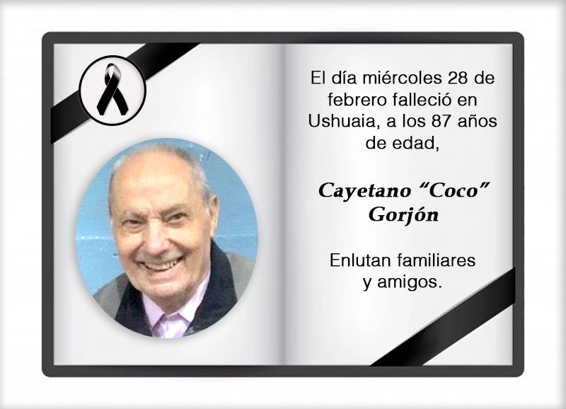 Fallecimiento | Cayetano Coco Gorjón