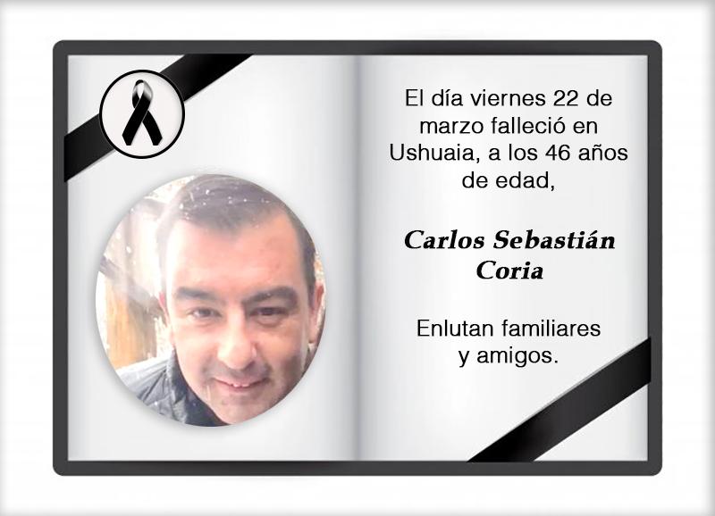 Fallecimiento | Carlos Sebastián Coria