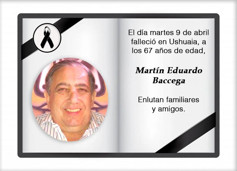 Fallecimiento | Martín Eduardo Baccega