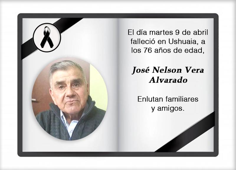 Fallecimiento | José Nelson Vera Alvarado
