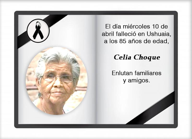 Fallecimiento | Celia Choque