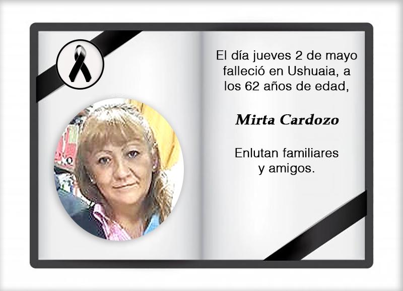 Fallecimiento | Mirta Cardozo