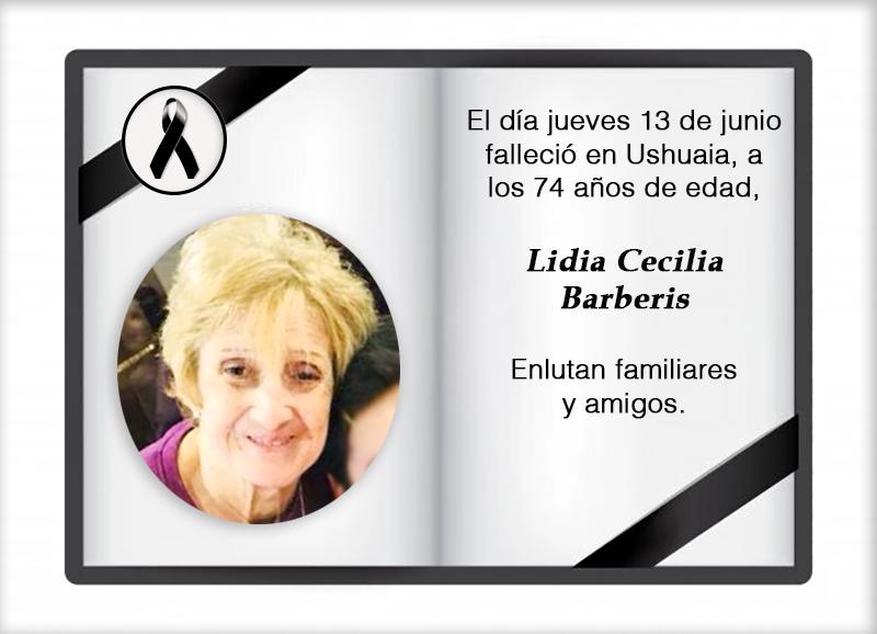 Fallecimiento | Lidia Cecilia Barberis