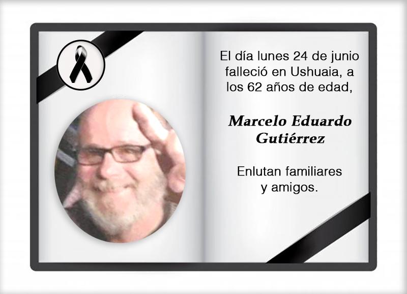 Fallecimiento | Marcelo Eduardo Gutiérrez