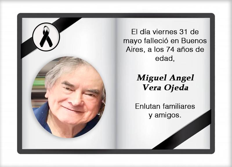 Fallecimiento | Miguel Angel Vera Ojeda