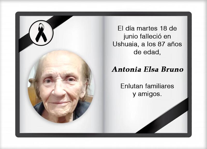 Fallecimiento | Antonia Elsa Bruno