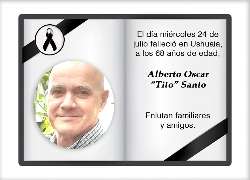 Fallecimiento | Alberto Oscar Tito Santo