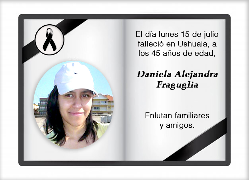 Fallecimiento | Daniela Alejandra Fraguglia