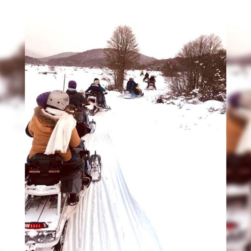 Turista en snowcat se estrelló contra un árbol