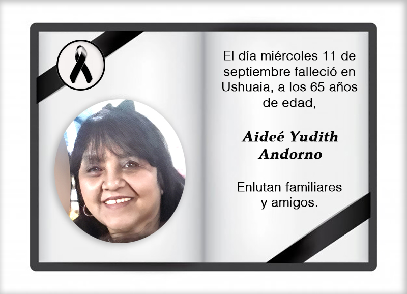 Fallecimiento | Aideé Yudith Andorno