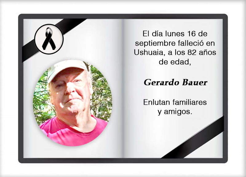 Fallecimiento | Gerardo Bauer