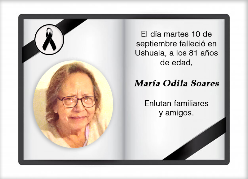 Fallecimiento | María Odila Soares