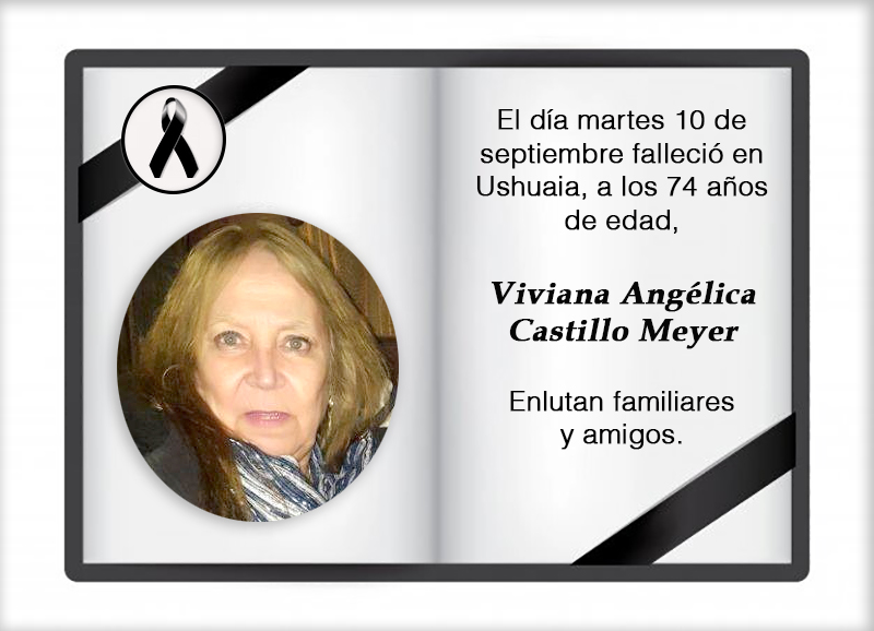  Fallecimiento | Viviana Angélica Castillo Meyer