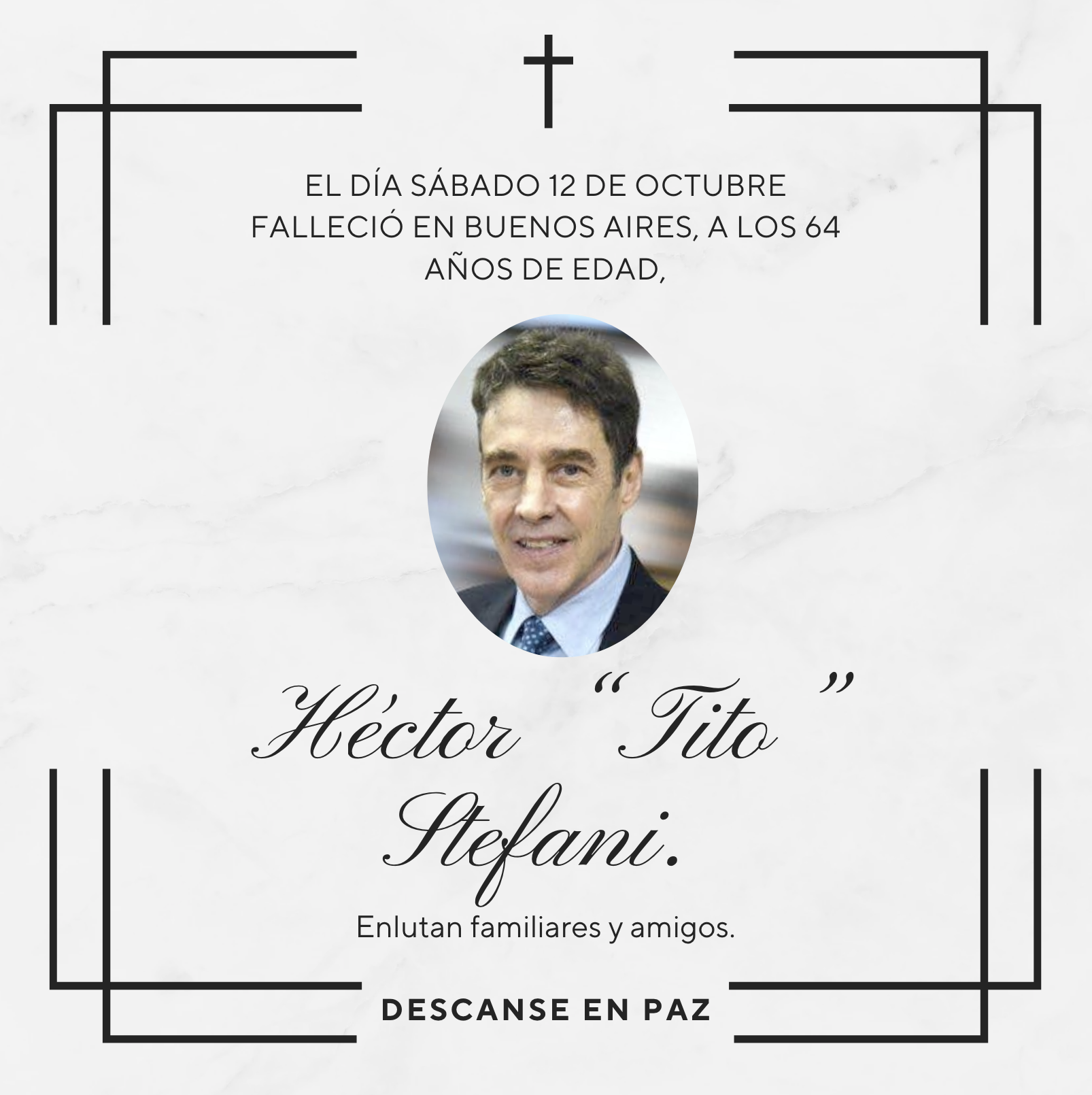 Fallecimiento | Hector Stefani