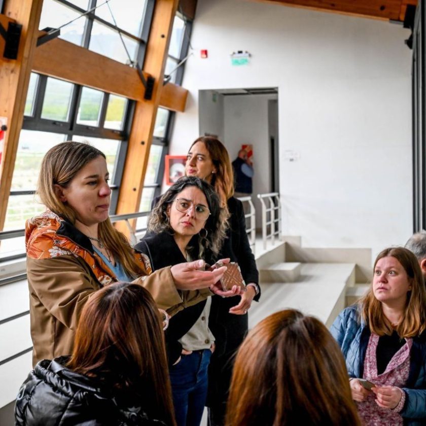 Vecinos de la ciudad visitaron la obra del Polo Deportivo de Andorra