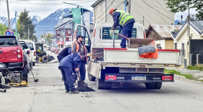 Continúan ejecutándose diversos frentes de obras en la trama vial de la ciudad